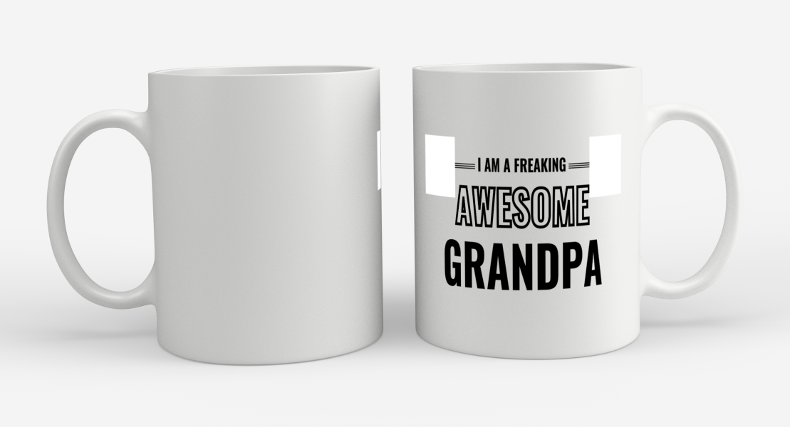 i am a freaking awesome grandpa Koffiemok - Theemok