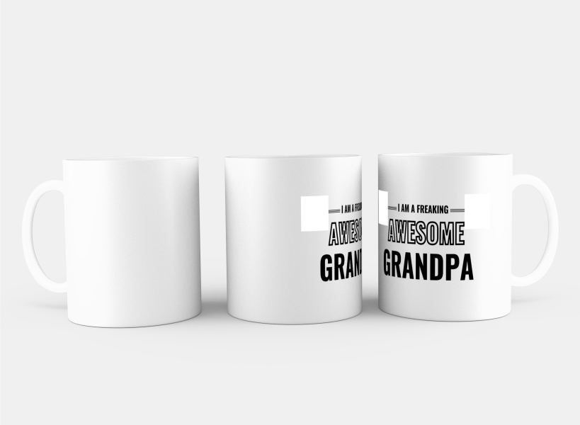 i am a freaking awesome grandpa Koffiemok - Theemok