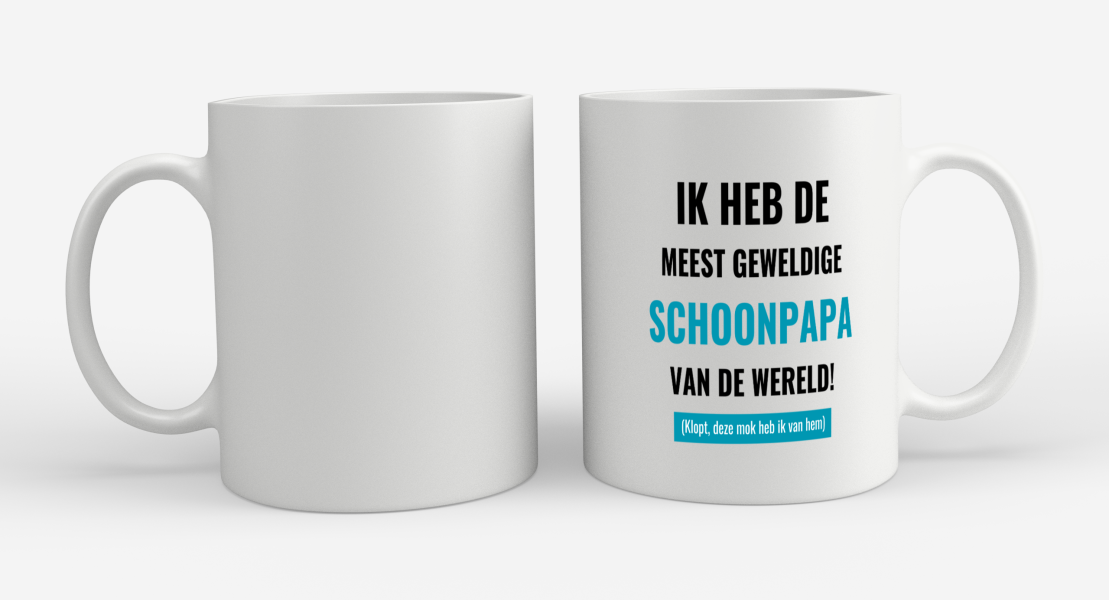 ik heb de meest geweldige schoonpapa van wereld (klopt, deze mok heb ik van hem) Koffiemok - Theemok
