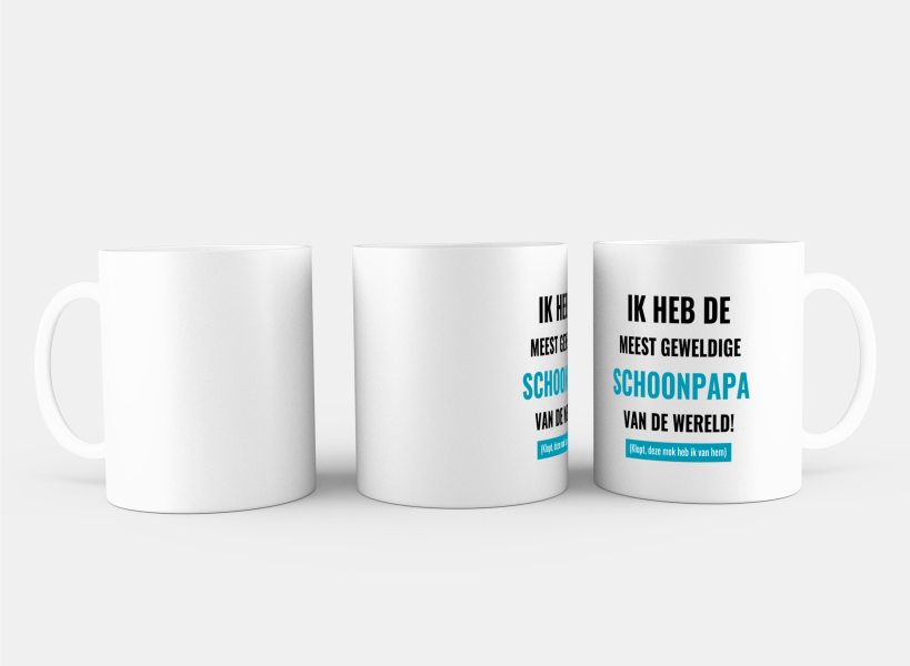 ik heb de meest geweldige schoonpapa van wereld (klopt, deze mok heb ik van hem) Koffiemok - Theemok