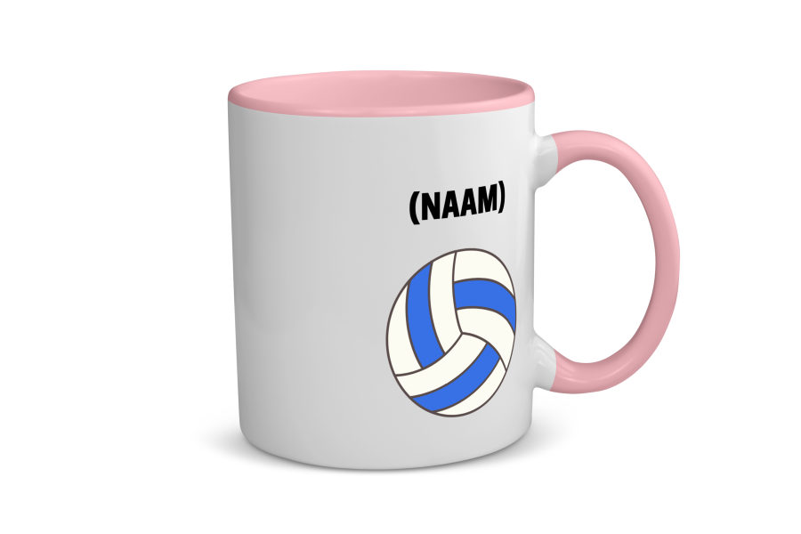 volleybal mok met eigen naam Koffiemok - Theemok