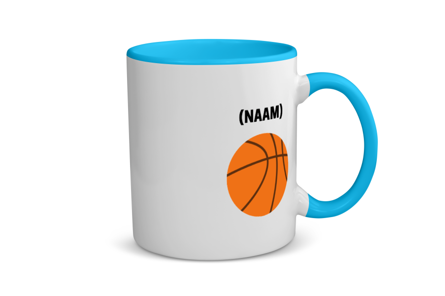 basketbal mok met eigen naam Koffiemok - Theemok