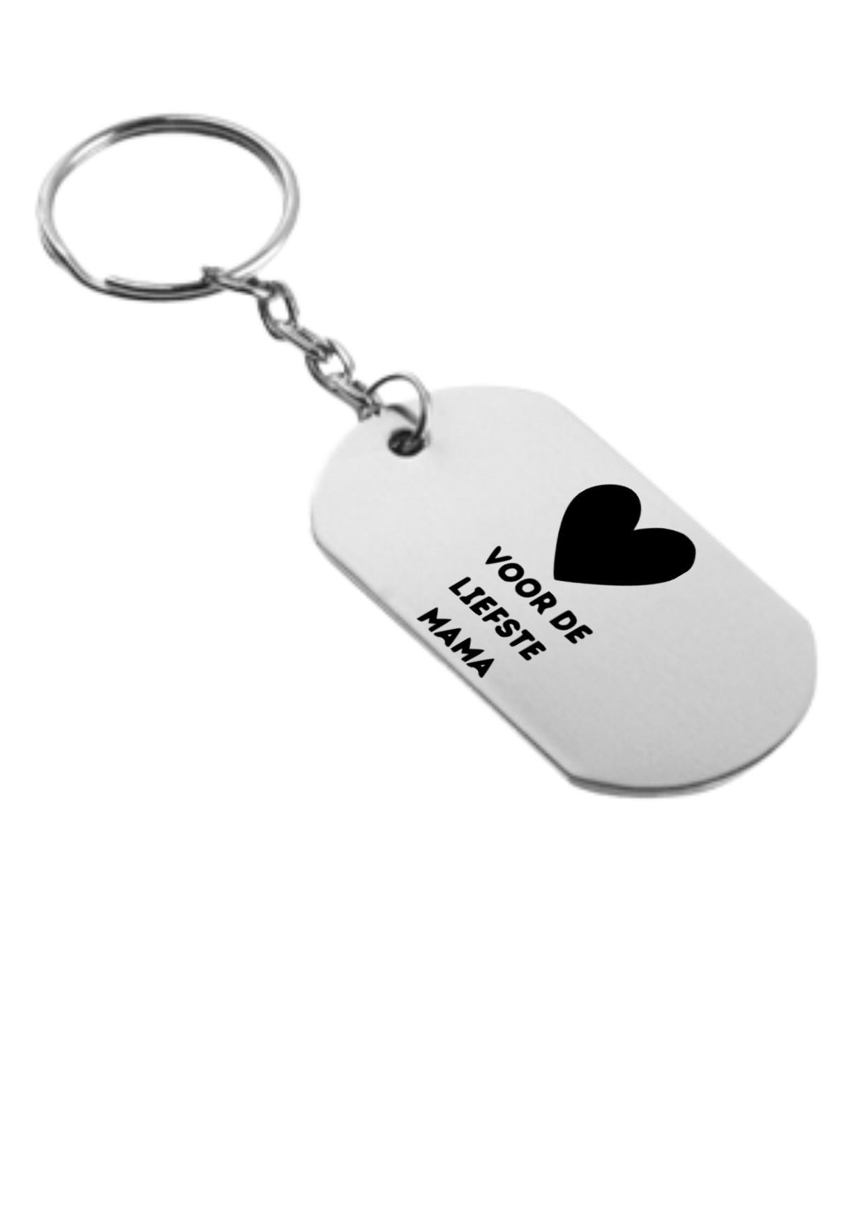 voor de liefste mama sleutelhanger