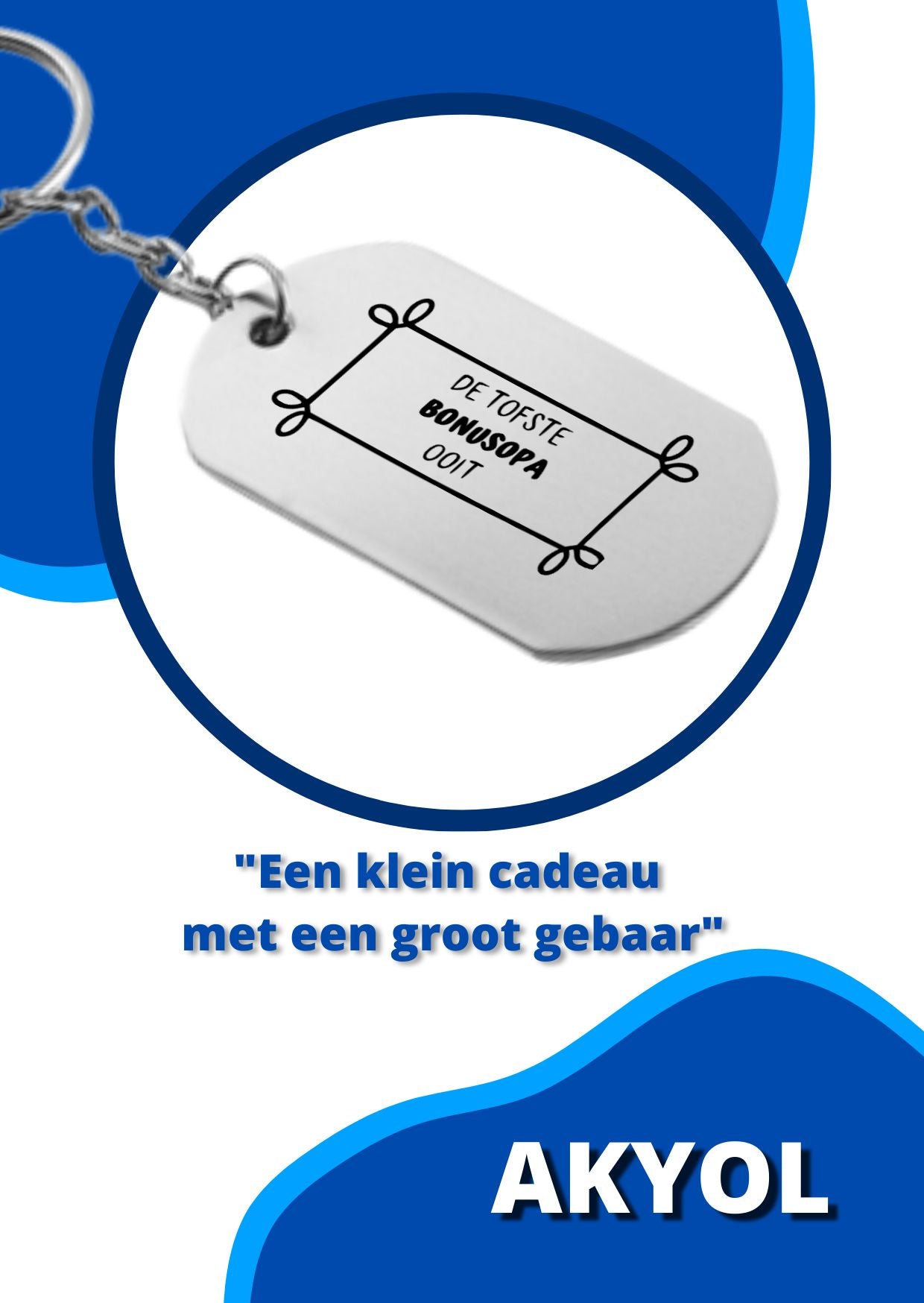 de tofste bonusopa ooit sleutelhanger