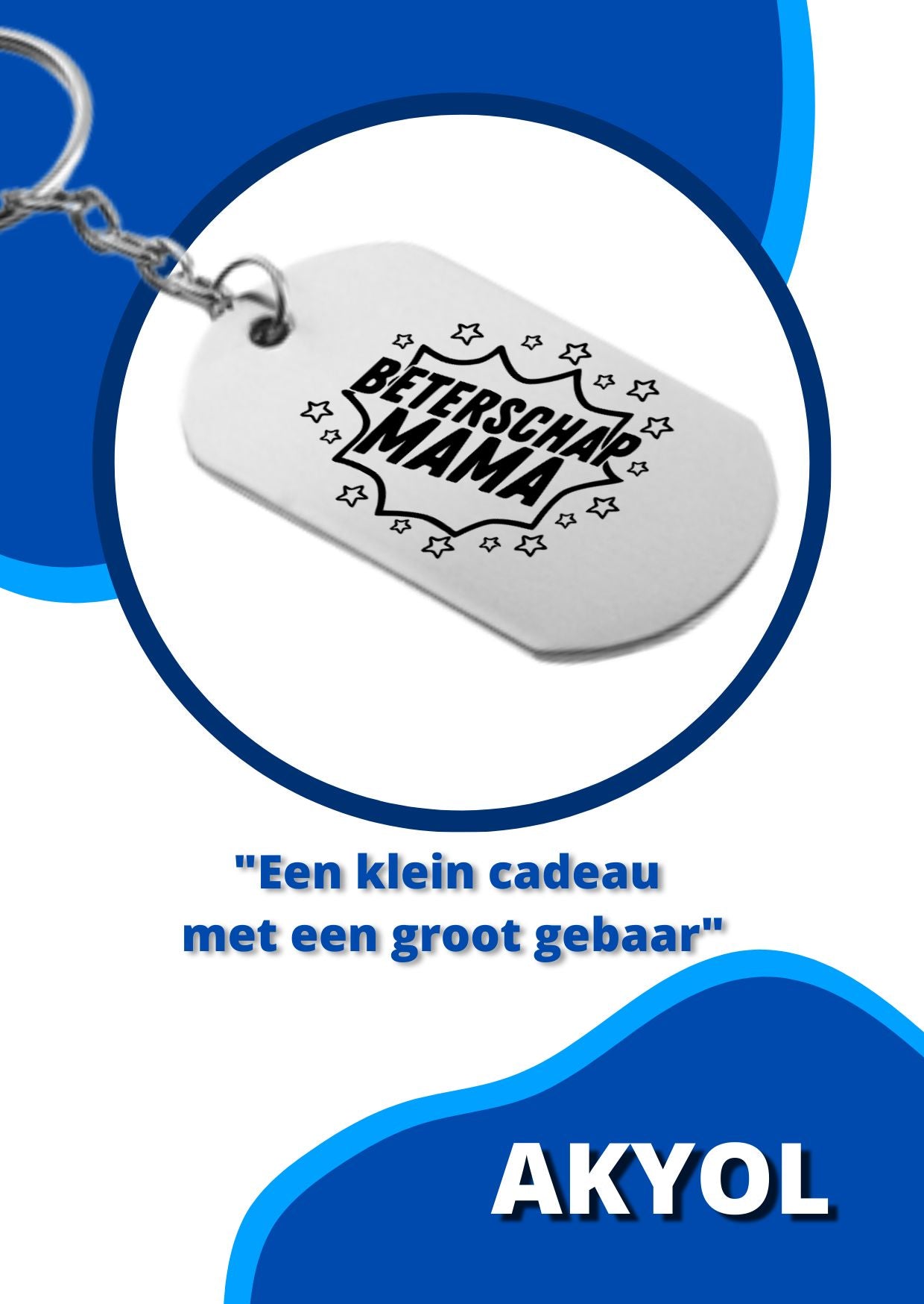 beterschap mama sleutelhanger
