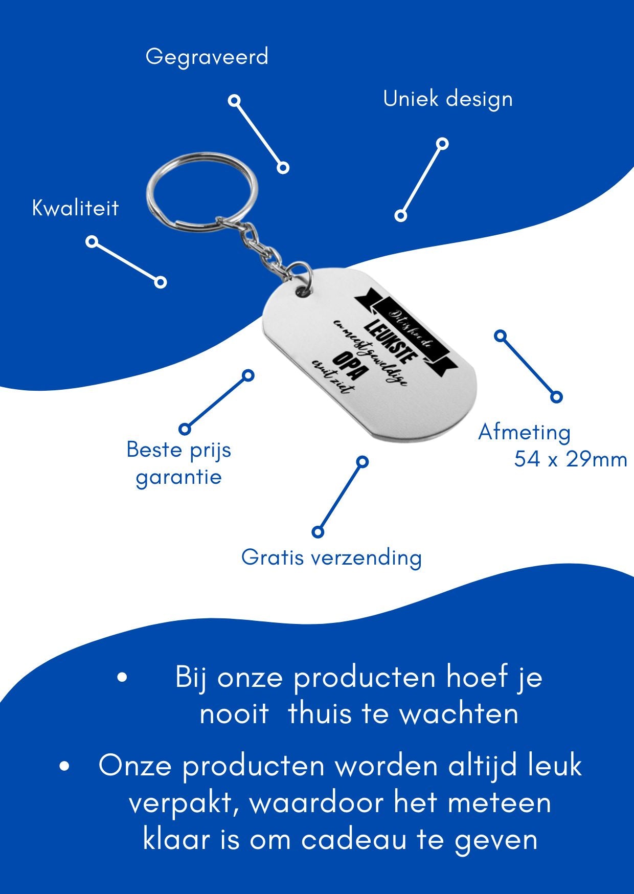 dit is hoe de leukste en meest geweldige opa eruit ziet sleutelhanger
