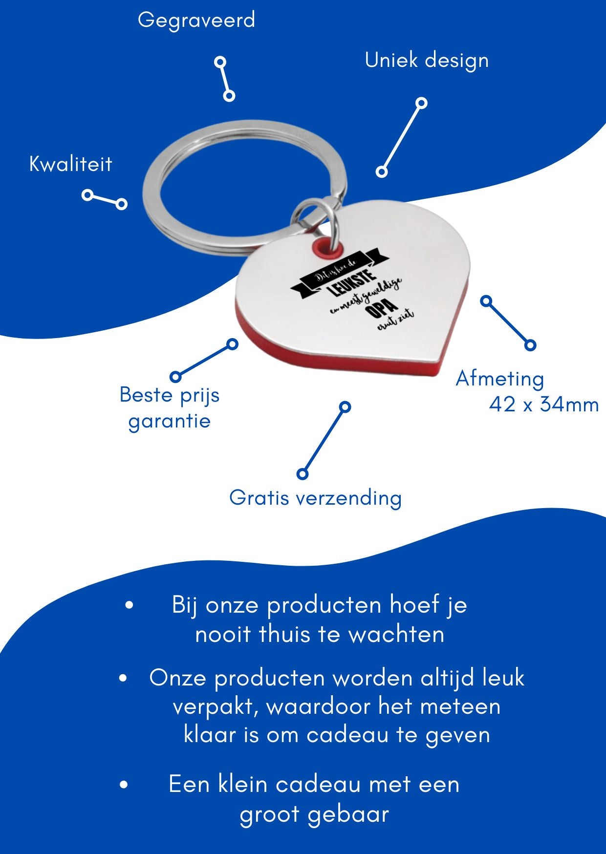 dit is hoe de leukste en meest geweldige opa eruit ziet sleutelhanger hartvorm