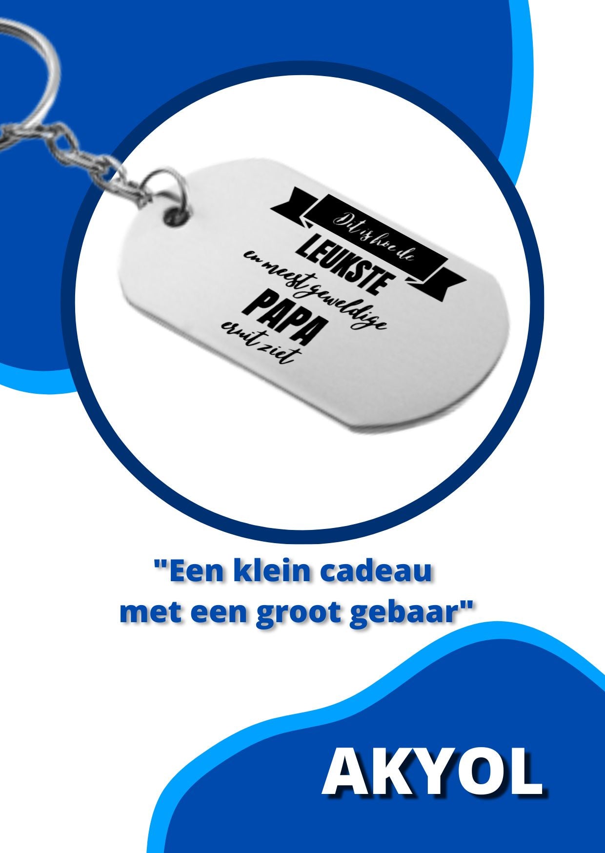 dit is hoe de leukste en meest geweldige papa eruit ziet sleutelhanger