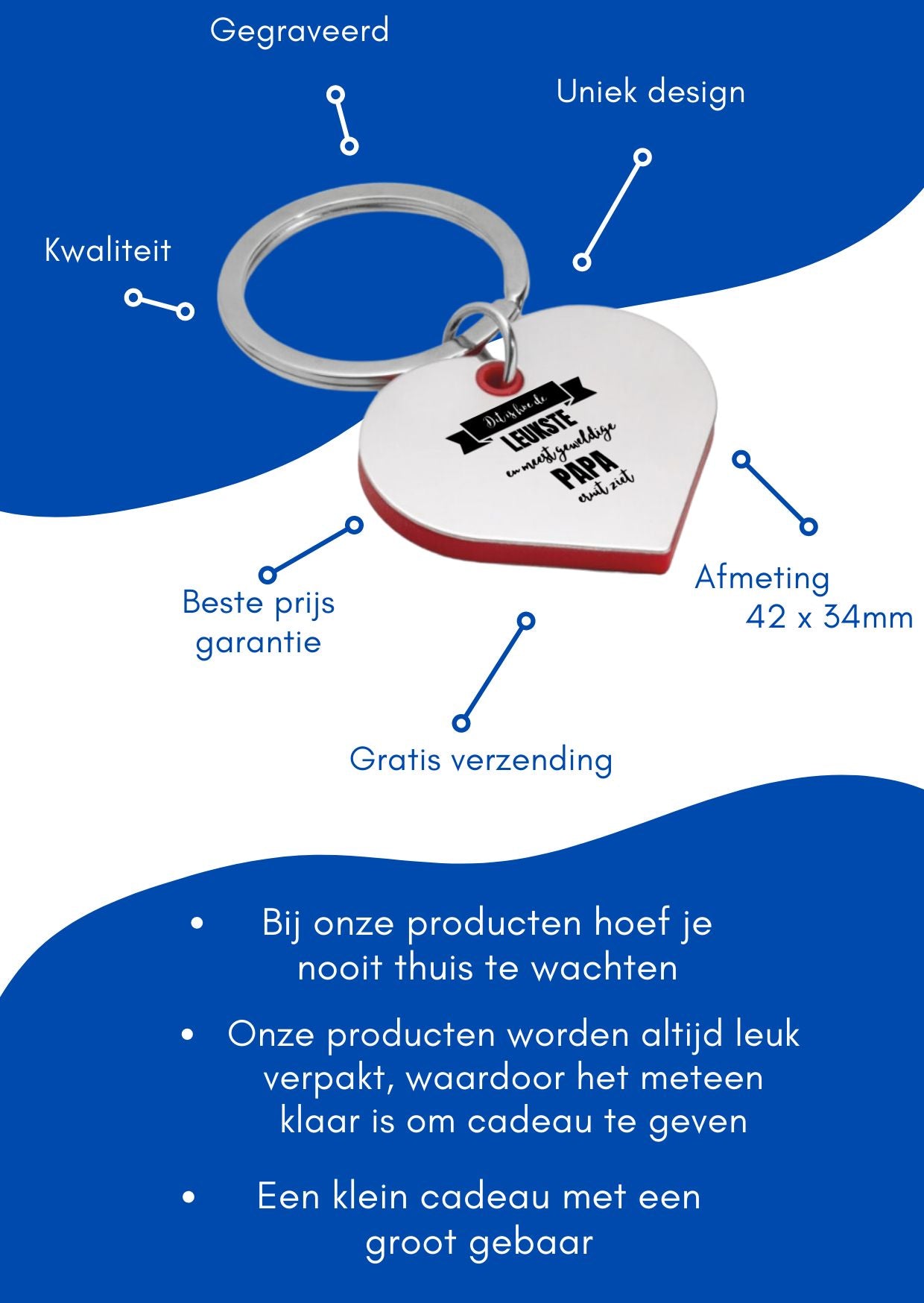 dit is hoe de leukste en meest geweldige papa eruit ziet sleutelhanger hartvorm