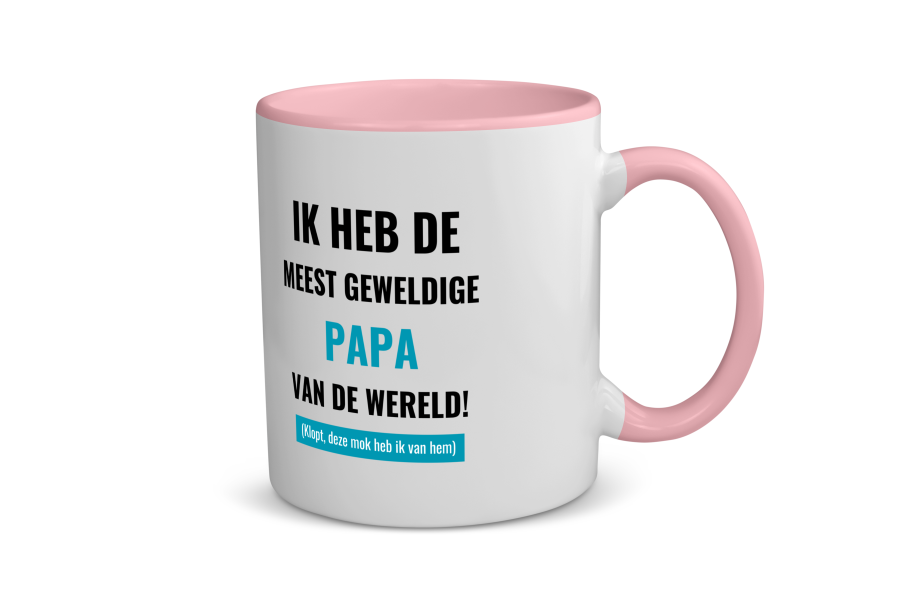 ik heb de meest geweldige papa van wereld (klopt, deze mok heb ik van hem) Koffiemok - Theemok
