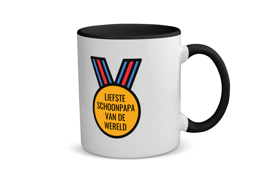 liefste schoonpapa van de wereld Koffiemok - Theemok