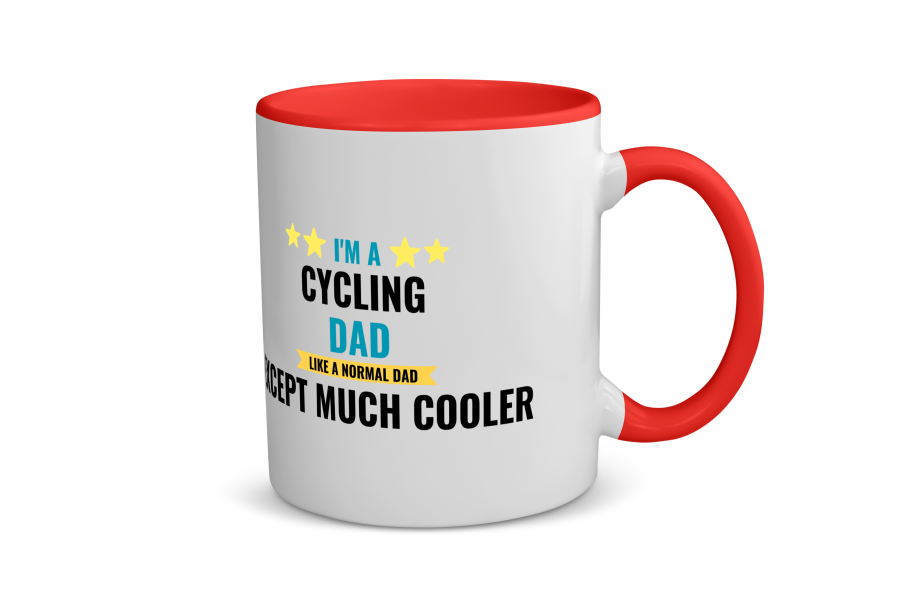 i'm a cycling dad like a normal dad except much cooler Koffiemok - Theemok