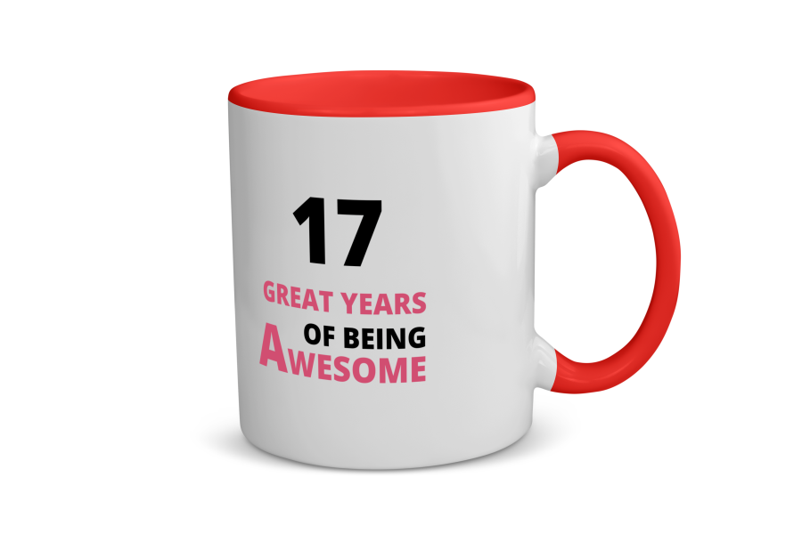 17 great years of being awesome Koffiemok - Theemok