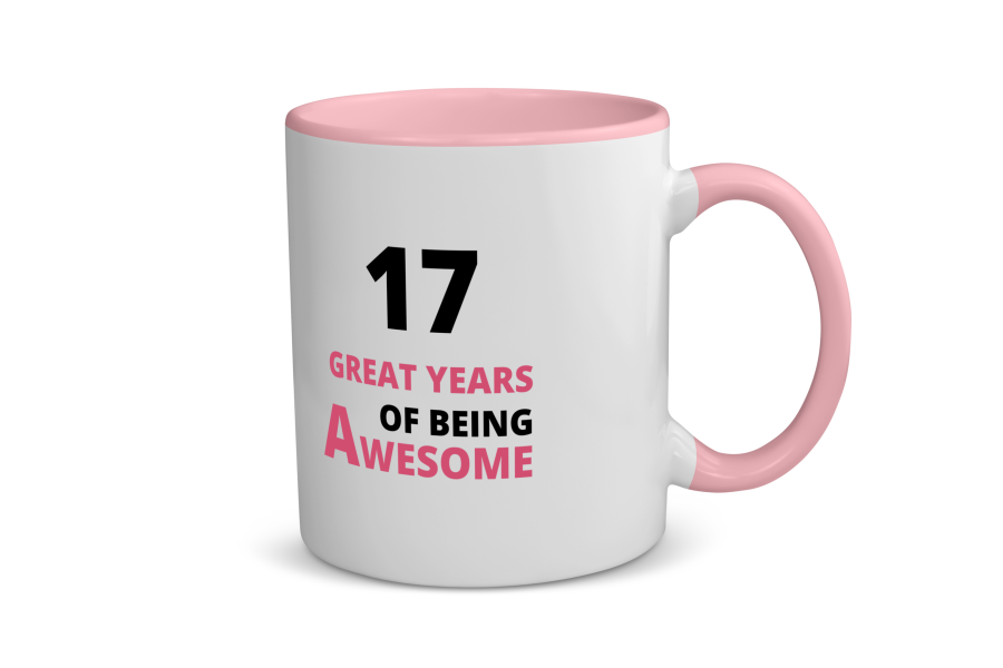 17 great years of being awesome Koffiemok - Theemok