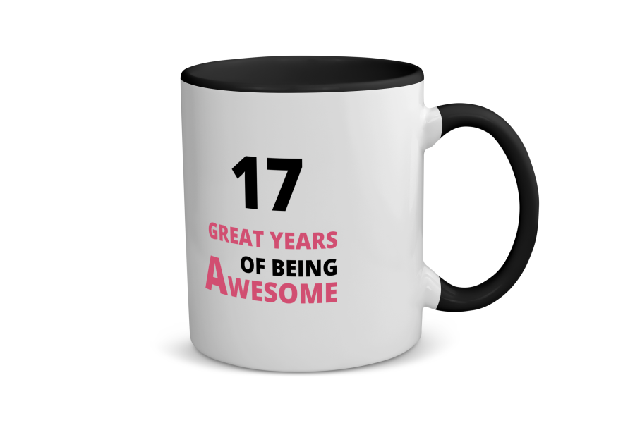 17 great years of being awesome Koffiemok - Theemok
