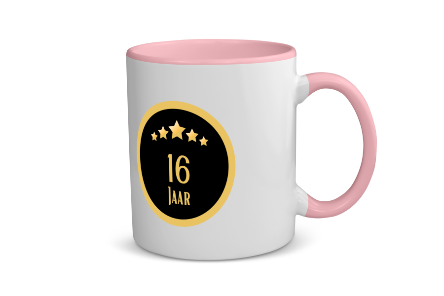 16 jaar Koffiemok - Theemok