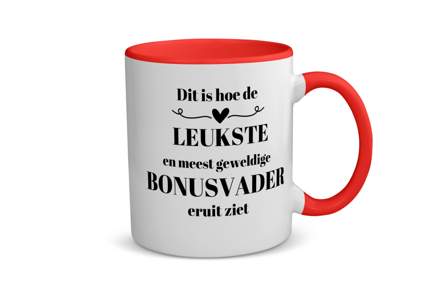 dit is hoe de leukste en meest geweldige bonusvader eruit ziet Koffiemok - Theemok
