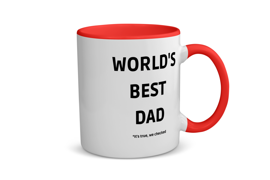 world's best dad it's true we checked Koffiemok - Theemok