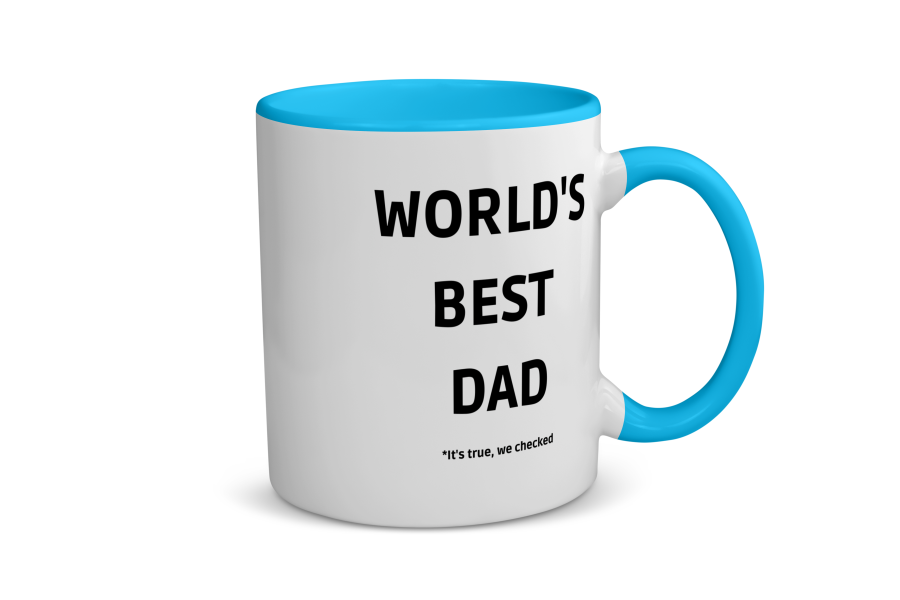 world's best dad it's true we checked Koffiemok - Theemok