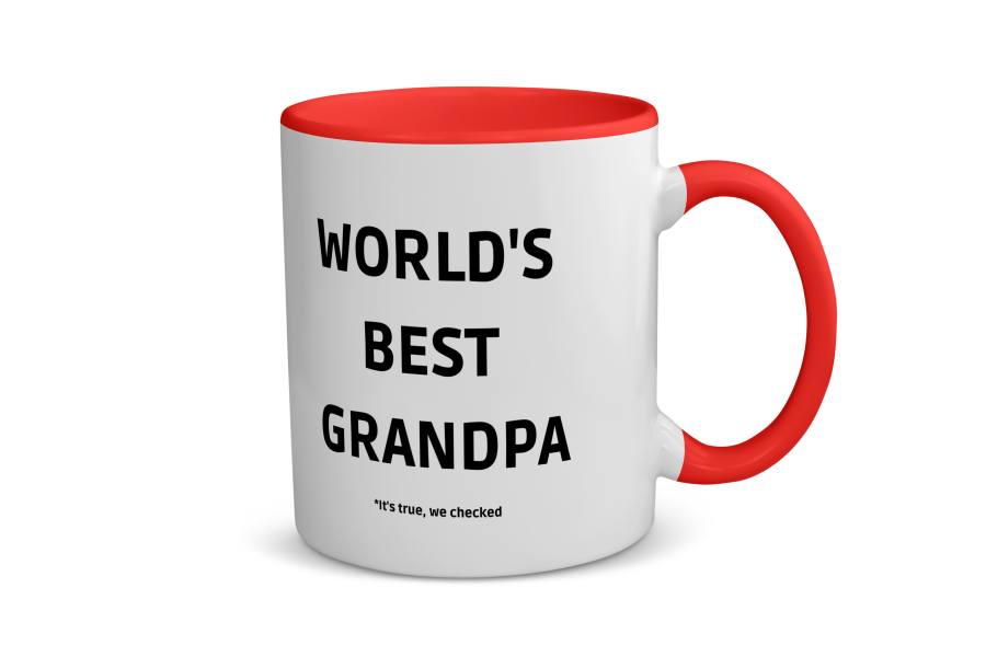 world's best grandpa it's true we checked Koffiemok - Theemok