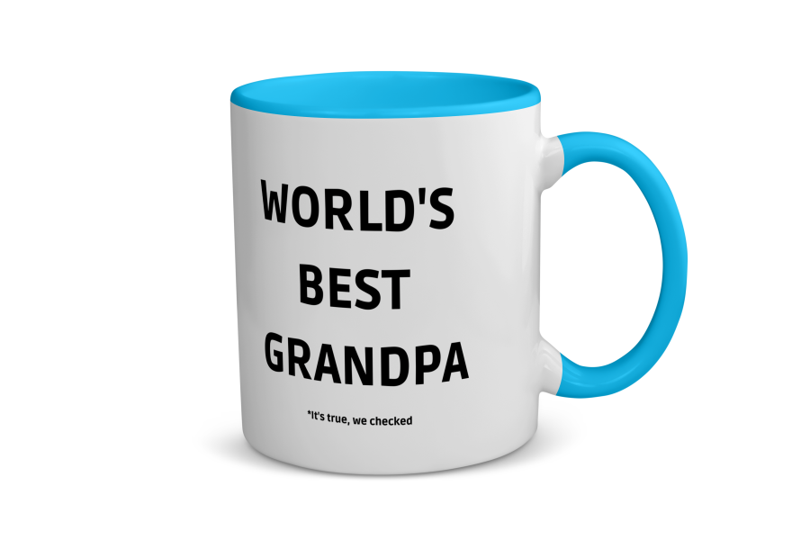 world's best grandpa it's true we checked Koffiemok - Theemok