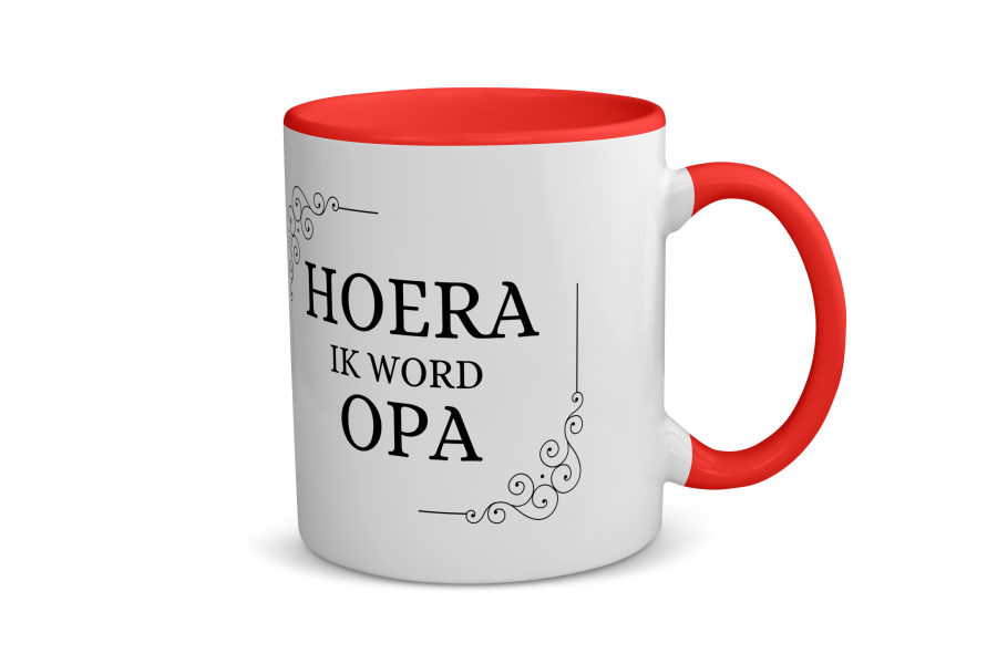 hoera ik word opa Koffiemok - Theemok
