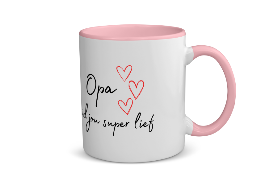 opa ik vind jou super lief Koffiemok - Theemok
