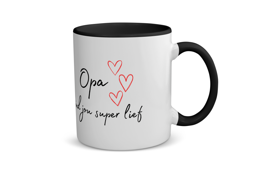 opa ik vind jou super lief Koffiemok - Theemok