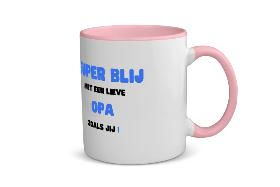 super blij met een lieve opa zoals jij Koffiemok - Theemok