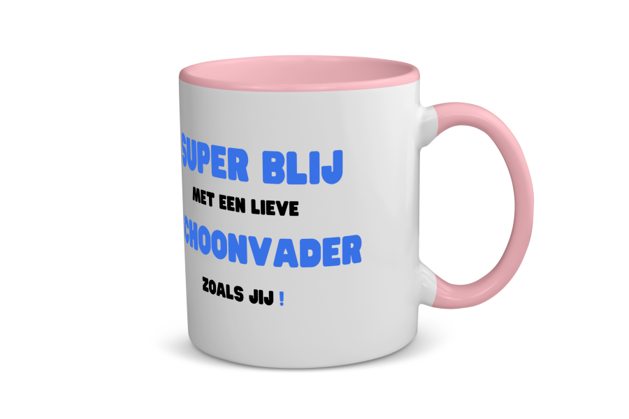 super blij met een lieve schoonvader zoals jij Koffiemok - Theemok
