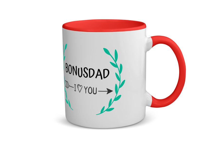 bonusdad i love you Koffiemok - Theemok