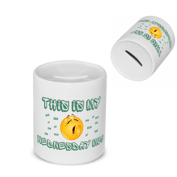 this is my wednesday mug Spaarpot