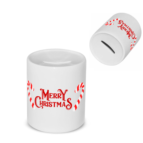 kerst mok merry christmas Spaarpot