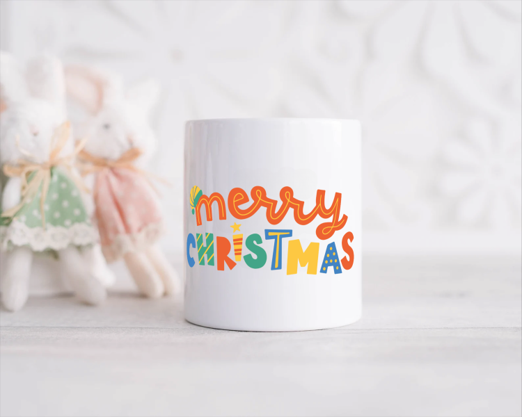 kerst mok merry christmas Spaarpot