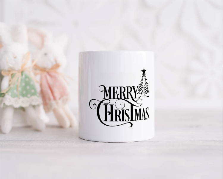 kerst mok merry christmas Spaarpot