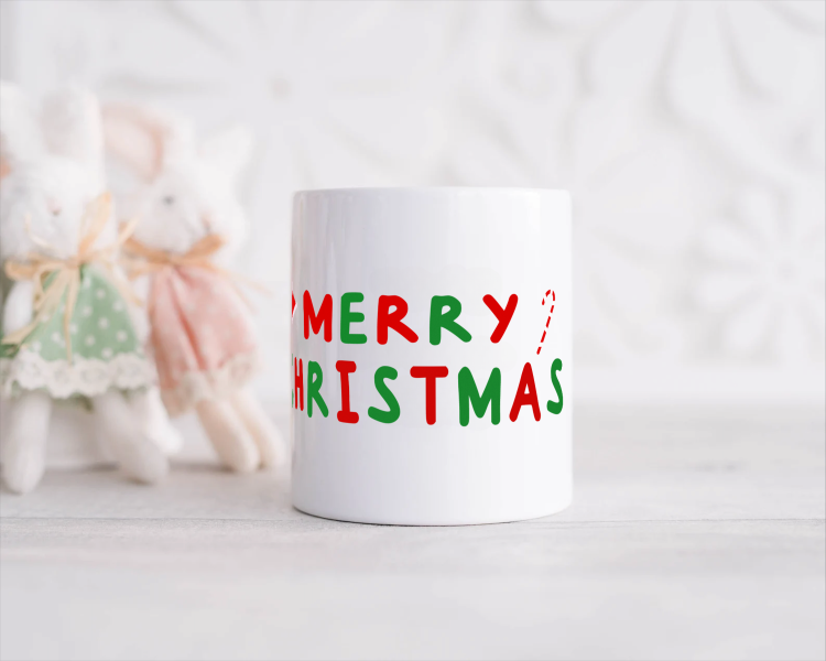 kerst mok merry christmas Spaarpot