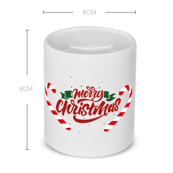 kerst mok merry christmas Spaarpot