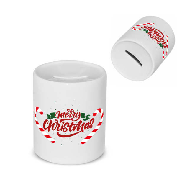 kerst mok merry christmas Spaarpot