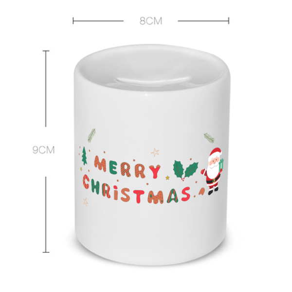kerst mok merry christmas kerstman Spaarpot