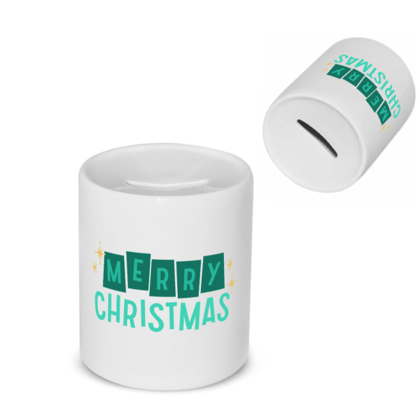 kerst mok merry christmas Spaarpot