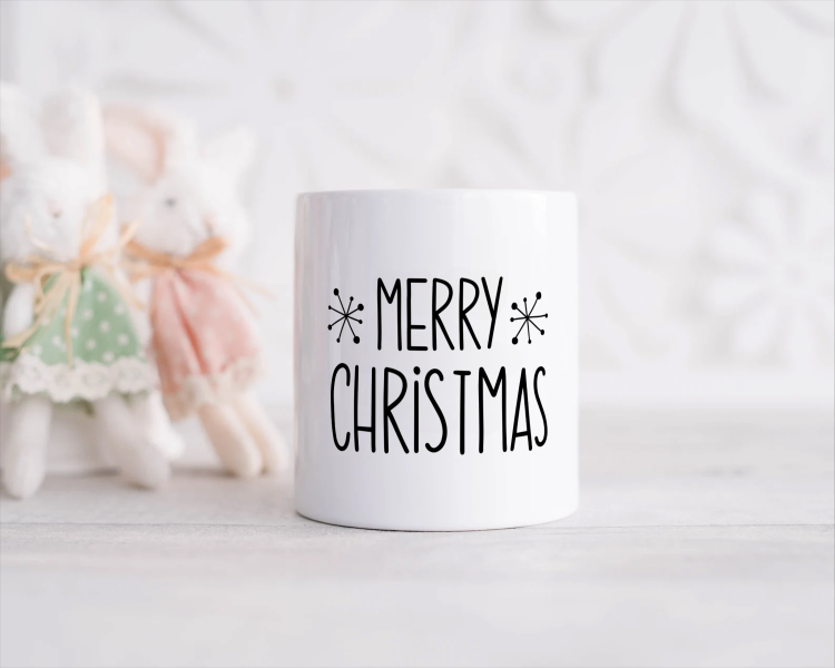 kerst mok merry christmas Spaarpot