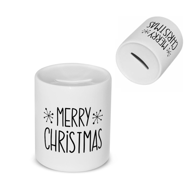 kerst mok merry christmas Spaarpot