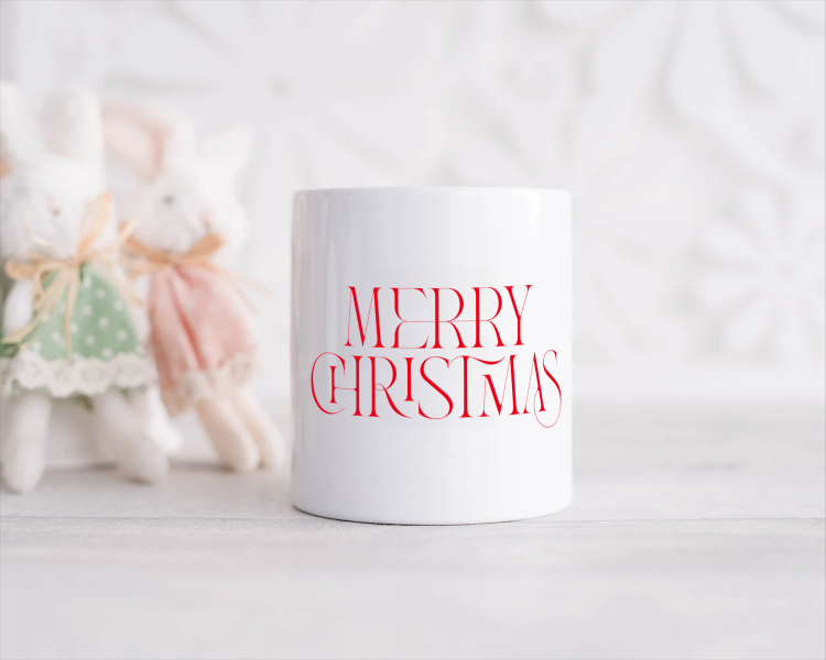 kerst mok merry christmas Spaarpot