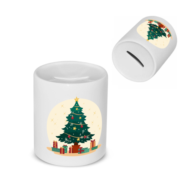 kerst mok kerstboom Spaarpot