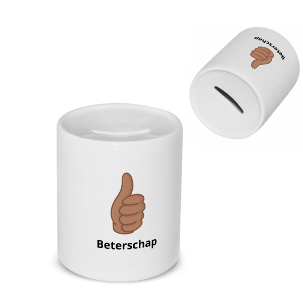beterschap duim Spaarpot