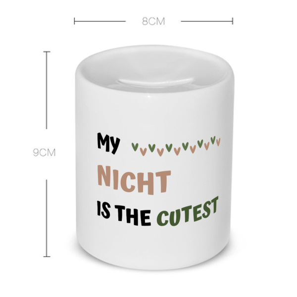 my nicht is the cutest Spaarpot