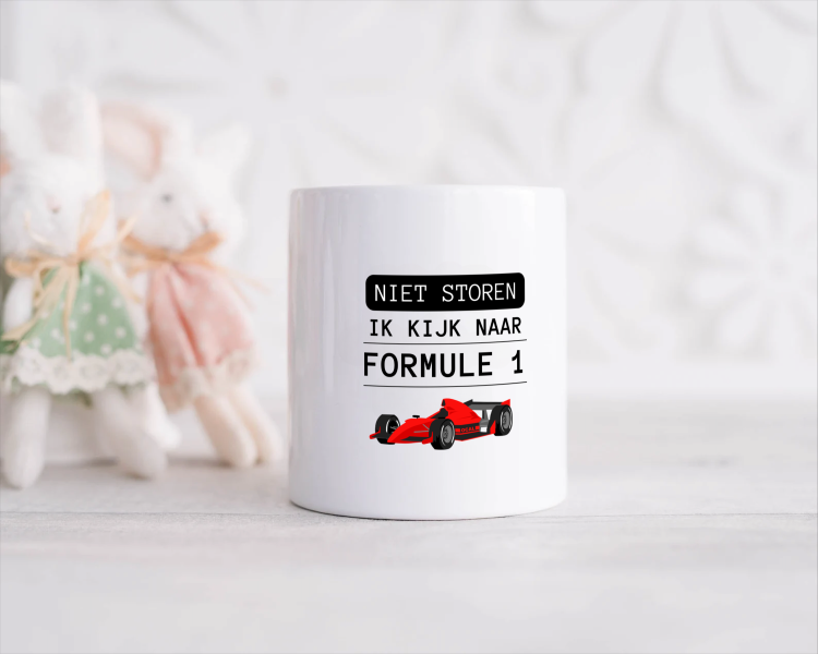 niet storen ik kijk naar formule 1 Spaarpot