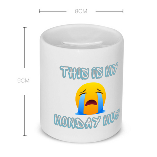this is my monday mug Spaarpot