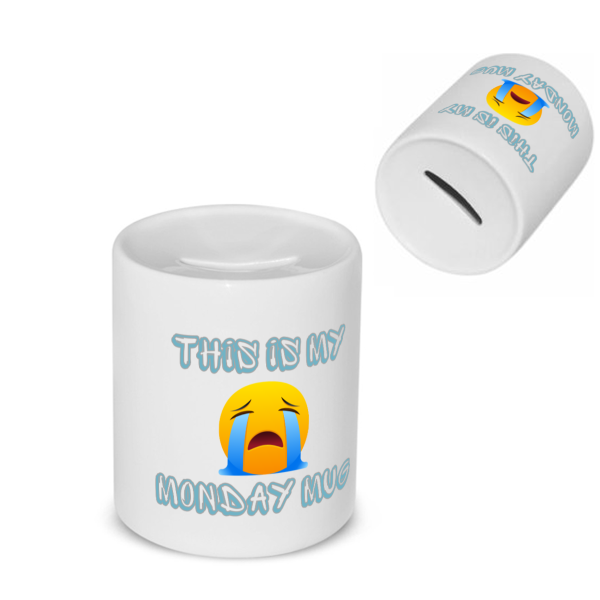 this is my monday mug Spaarpot