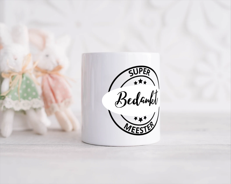 super bedankt meester Spaarpot